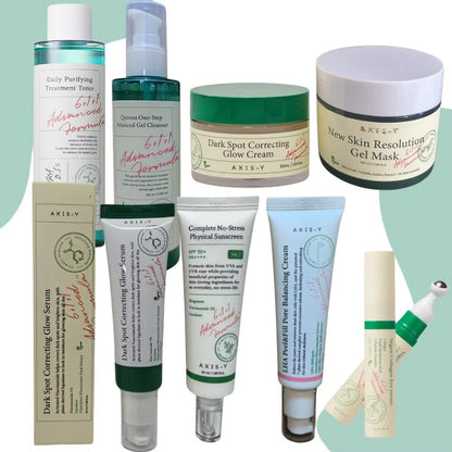 Axis-Y Dark Spot Correction Serum & Glow Cream Effectively Improves Dark Moisturizing Soothing Reduce Pigmentation Skin Care